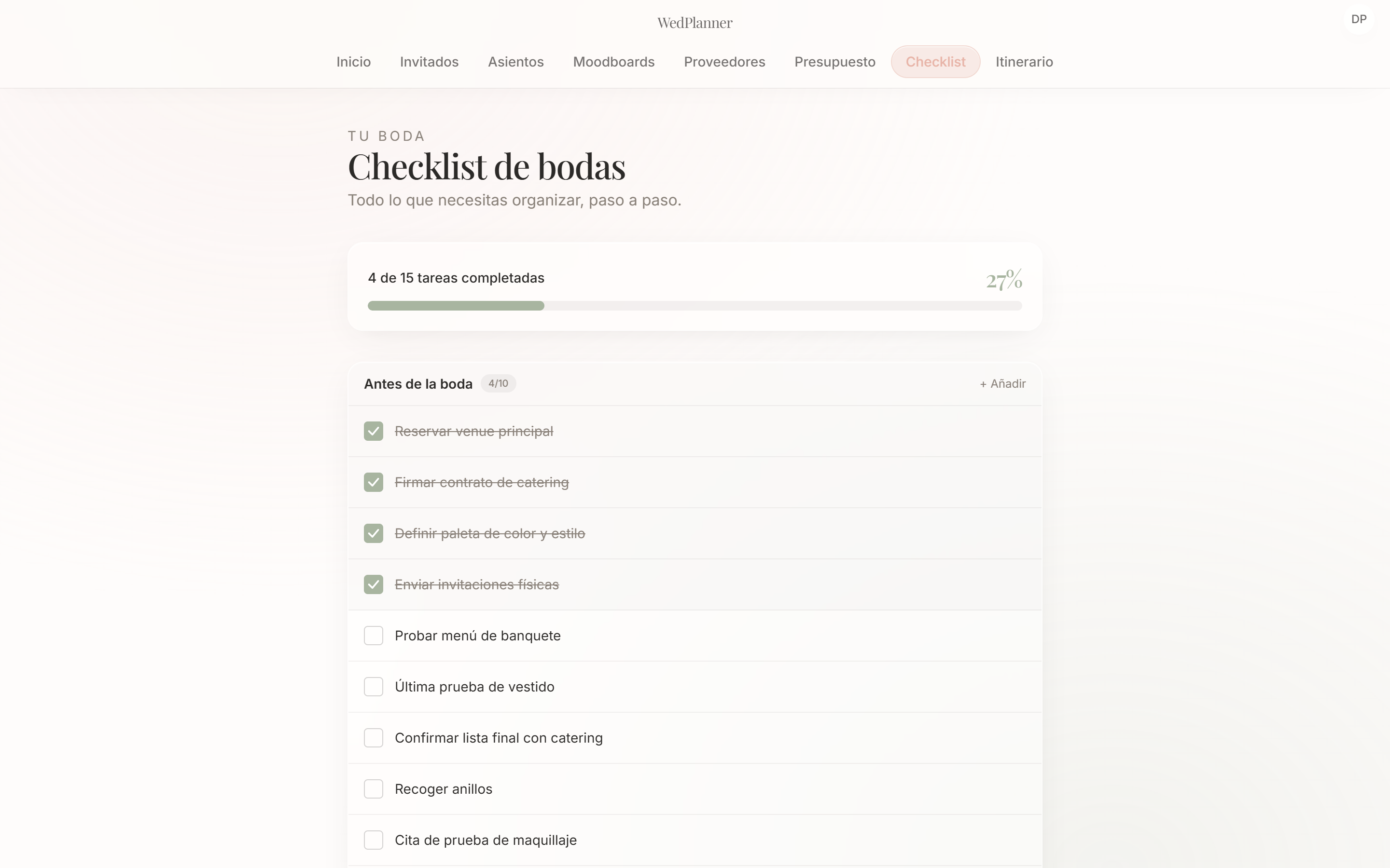 Checklist
